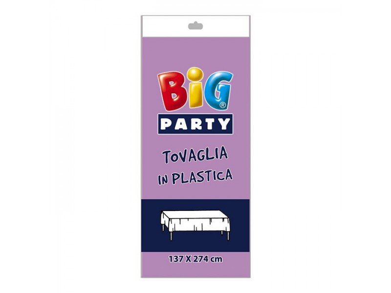 Tovaglia in plastica cm.137 x 274 glicine