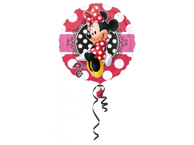 PALLONE MYLAR 18" MINNIE ROSSO 45CM - L'Officina delle feste