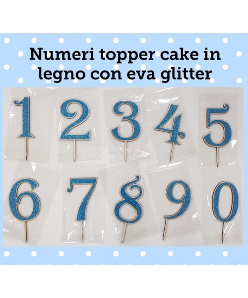 Numeri in legno - L'Officina delle feste