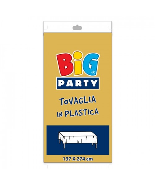 3 tovaglie rettangolari blu, per feste, 137 x 274 cm, rotolo di