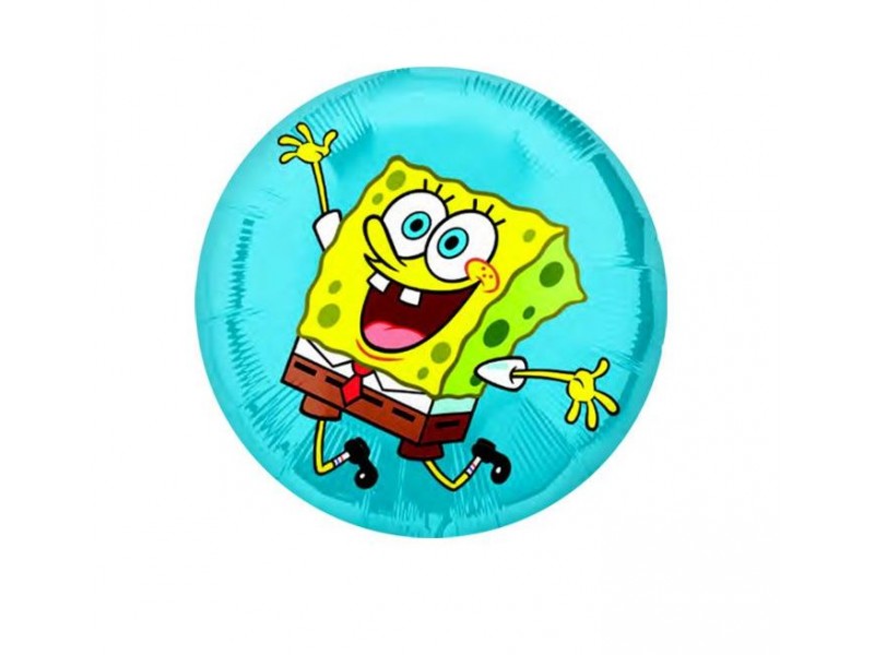 PALLONE MYLAR 18" SPONGEBOB 45CM - L'Officina delle feste