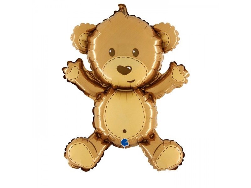 PALLONE MYLAR 19" CUTE BEAR ORSETTO 48CM 1PZ - L'Officina delle