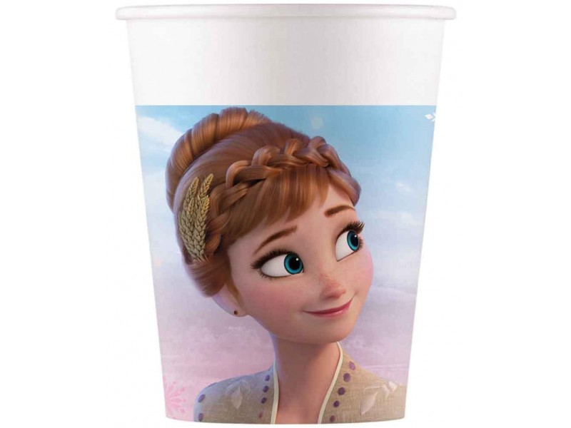 BICCHIERE CARTA 200ML FROZEN II WIND SPIRIT 8 pz - L'Officina