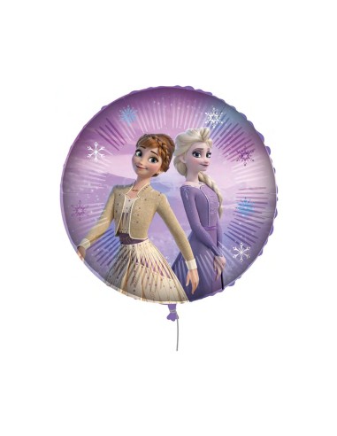 PALLONE MYLAR 18" 45CM FROZEN II CON PESETTO IN PLASTICA -