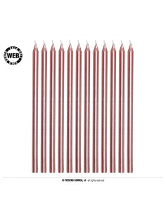 CANDELA STELO ROSSA - 16,5 CM - 18 PZ