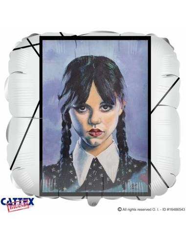 PALLONE MYLAR 18" MERCOLEDI' ADDAMS 45CM - L'Officina delle