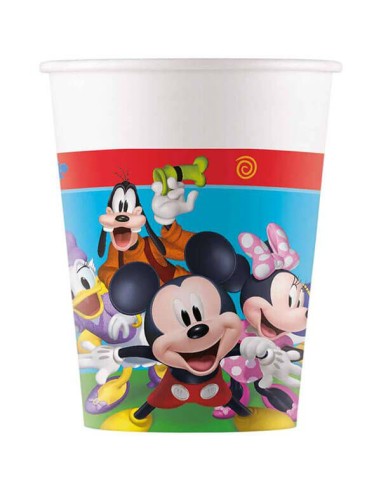 BICCHIERI 200ML TOPOLINO MICKEY ROCK THE HOUSE 8 PZ -