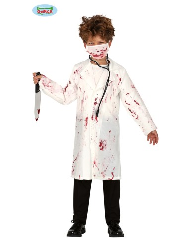 COSTUME DENTISTA PAZZO BIMBO 7-9 ANNI - L'Officina delle feste