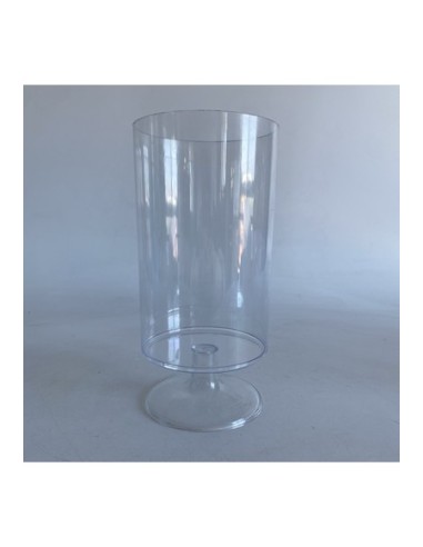 Vaso Standard trasparente in plastica 12 cm