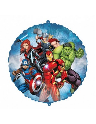 PALLONE MYLAR 18"/45CM AVENGERS CON FILO E PESETTO - L'Officina