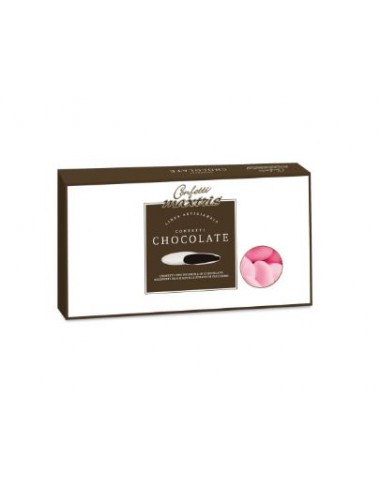 CONFETTI MAXTRIS CHOCOLATE ROSA 1KG