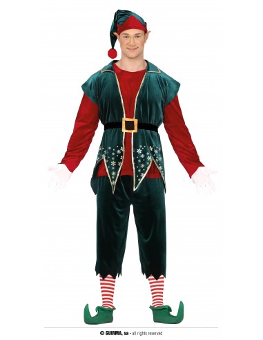 COSTUME DELUXE ELFO ADULTO 54 - 56 TG. XL