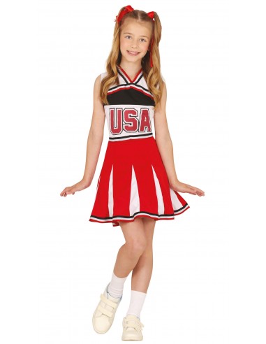 COSTUME BIMBA CHEERLEADER 5 - 6 ANNI - L'Officina delle feste