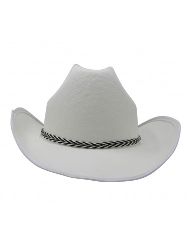 CAPPELLO DALLAS COWBOY BIANCO IN FELTRO - L'Officina delle feste