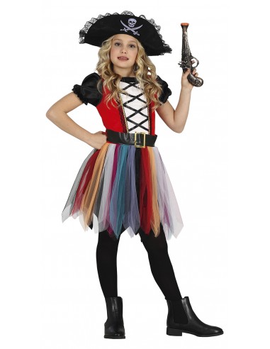 COSTUME BIMBA PIRATA COLOR TG. 3-4 ANNI - L'Officina delle feste