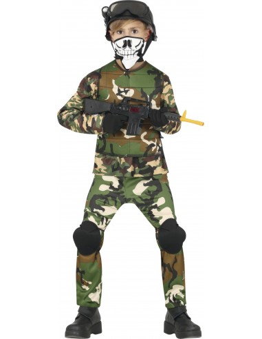 COSTUME BIMBO MILITARE 7 - 9 ANNI - L'Officina delle feste