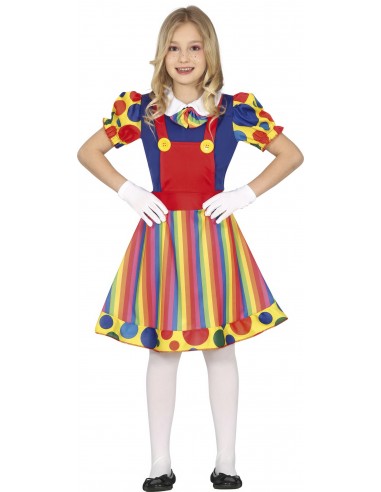 COSTUME CLOWN BIMBA 7 - 9 ANNI - L'Officina delle feste