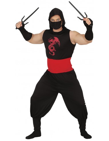 COSTUME DRAGON NINJA UOMO TG L 50-52 - L'Officina delle feste