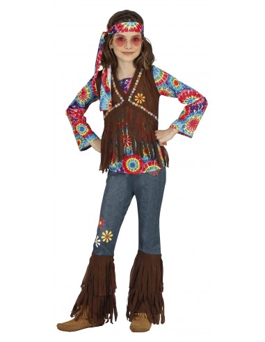 COSTUME HIPPIE HIPPIE BIAMBA 10 - 12 ANNI - L'Officina delle