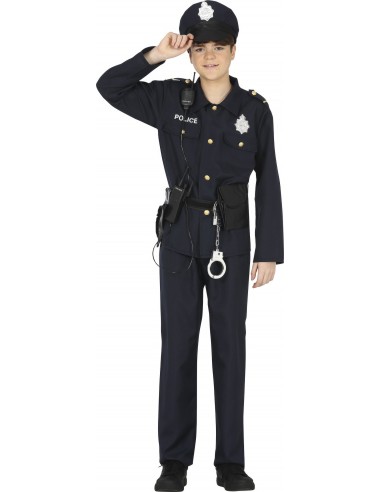 COSTUME UOMO AGENTE DE POLIZIA 14-16 ANNI - L'Officina delle