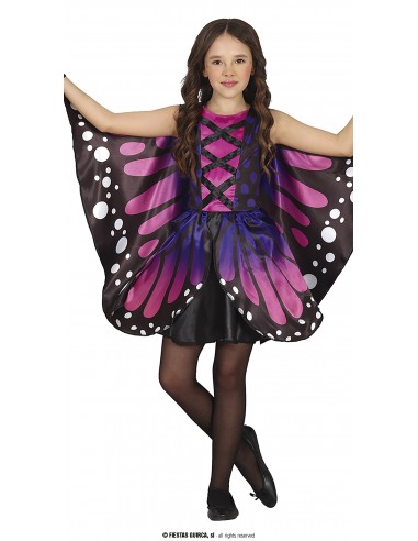 COSTUME BIMBA FARFALLA VIOLA TG. 3 - 4 ANNI - L'Officina delle