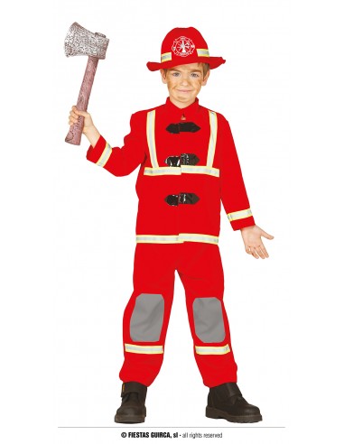 COSTUME POMPIERE BIMBO 10 - 12 ANNI - L'Officina delle feste