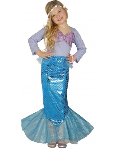 COSTUME SIRENA BIMBA 5 - 6 ANNI - L'Officina delle feste