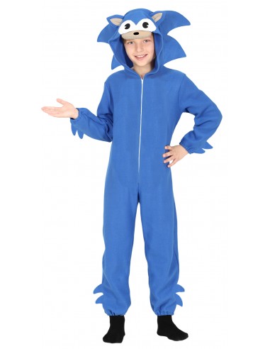 COSTUME TUTONE RICCIO BLU BIMBO 3 - 4 ANNI - L'Officina delle