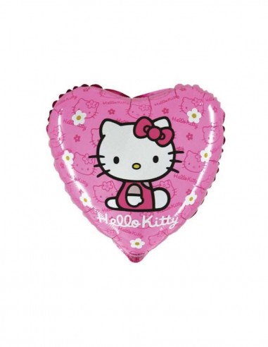 PALLONE MYLAR 18" HELLO KITTY DAISY PINK - L'Officina delle