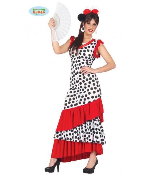 SPAGNOLA COSTUME DA Donna Vestito Volant Spagna Flamenco Costume Donna EUR  22,70 - PicClick IT