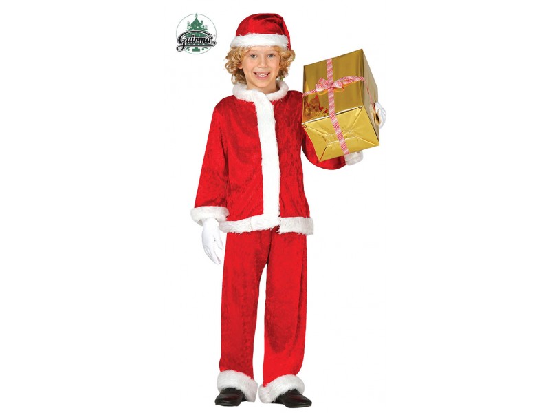 COSTUME BABBO NATALE BAMB. 5-6 ANNI.