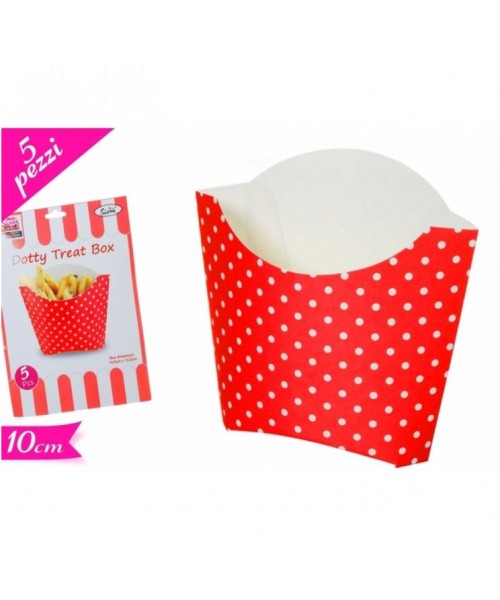 24 Pezzi Scatole Contenitori Pop Corn，Porta Patatine Per Feste