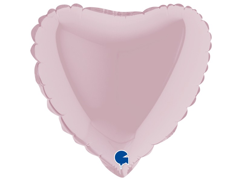 PALLONE FOIL DECO CUORE 9" ROSA