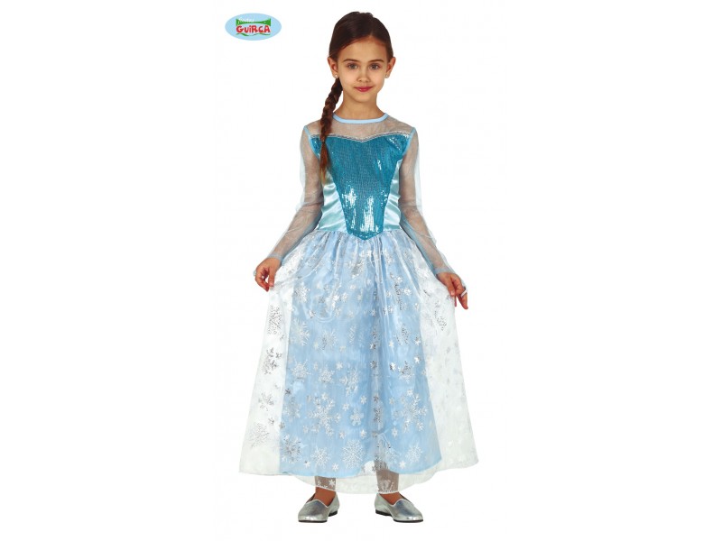 COSTUME BIMBA REGINA DI GHIACCIO 3-4 ANNI